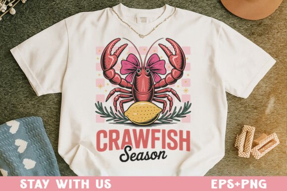 Download Crawfish Season, Vintage Design PNG. - Premium Resources